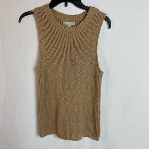 Ryegrass Sweater Vest Womens M Beige Pullover Preppy Crochet Knit Layer Y2K 90’s